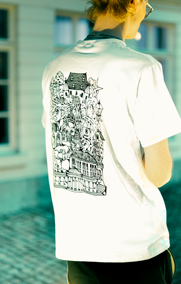 Viertel-Shirt: "Aachen City"