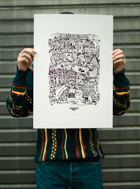 Viertel-Print: "Frankenberger Viertel"