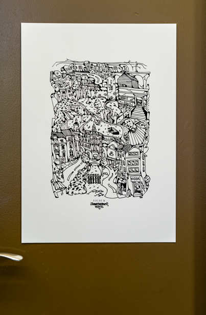 Viertel-Print: "Frankenberger Viertel"