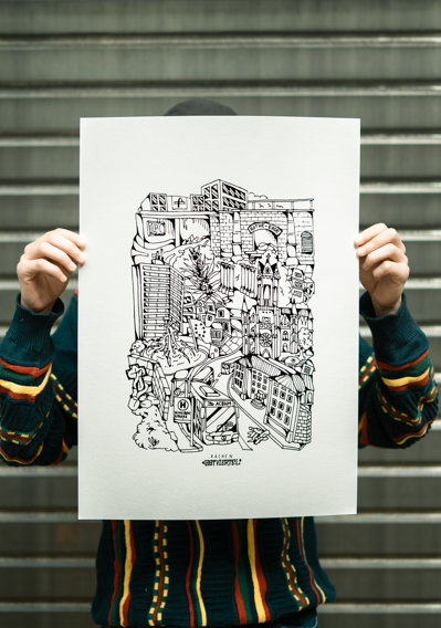 Viertel-Print: "Ostviertel"