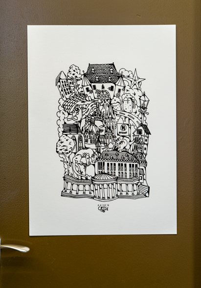 Viertel-Print: "Aachen City"