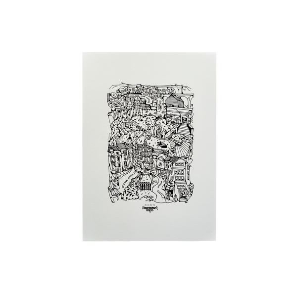 Viertel-Print: "Frankenberger Viertel"