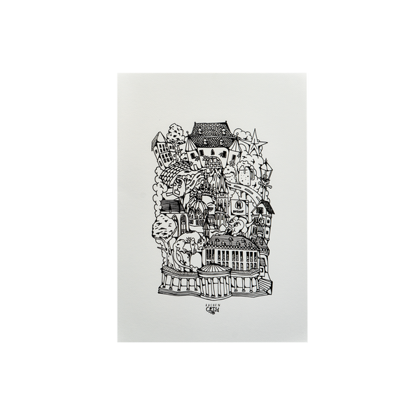 Viertel-Print: "Aachen City"